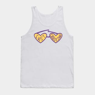 East Carolina University Heart Sunglasses Tank Top